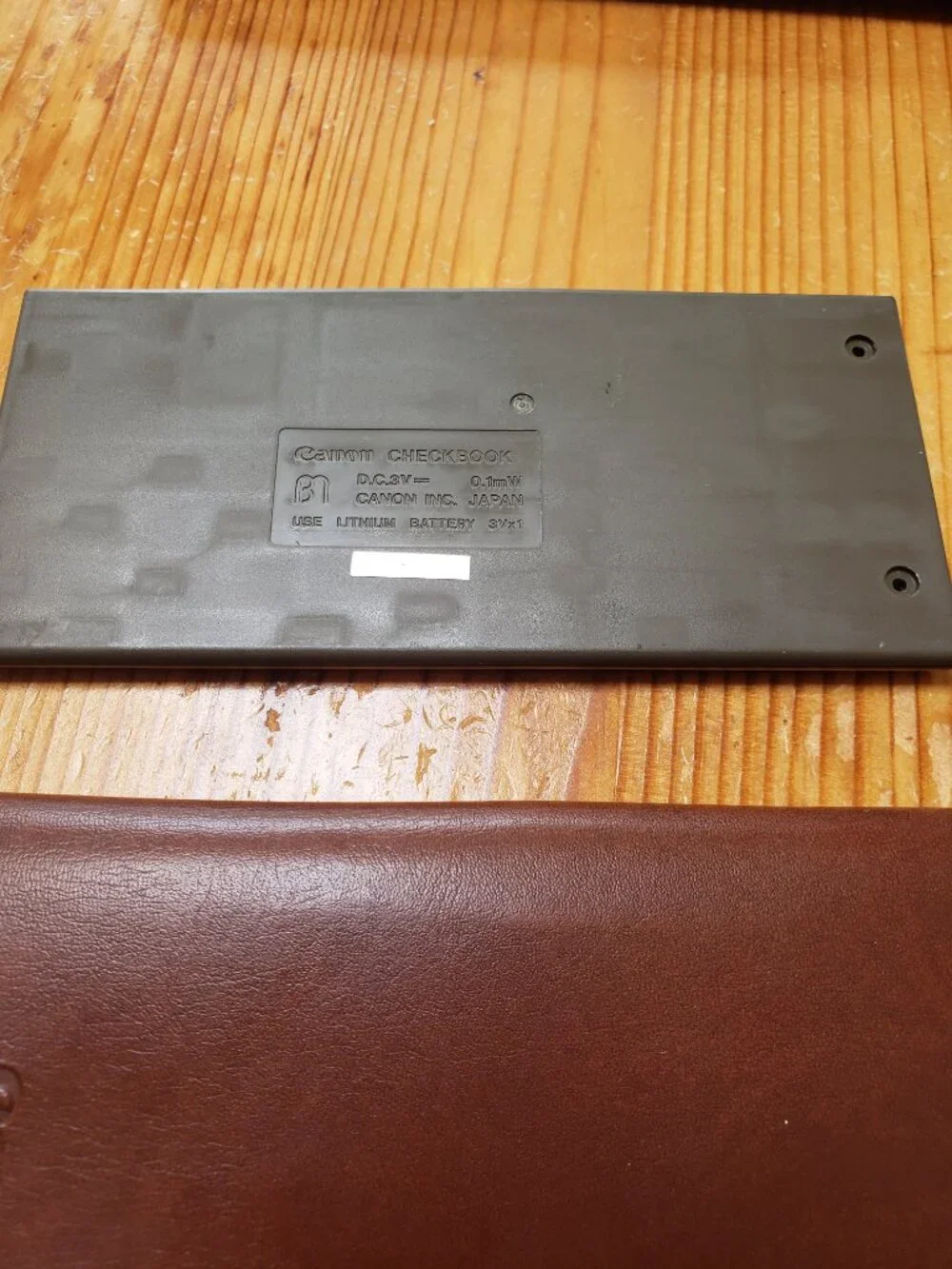 Vintage Canon Checkbook Money Manager Personal Banking Calculator
